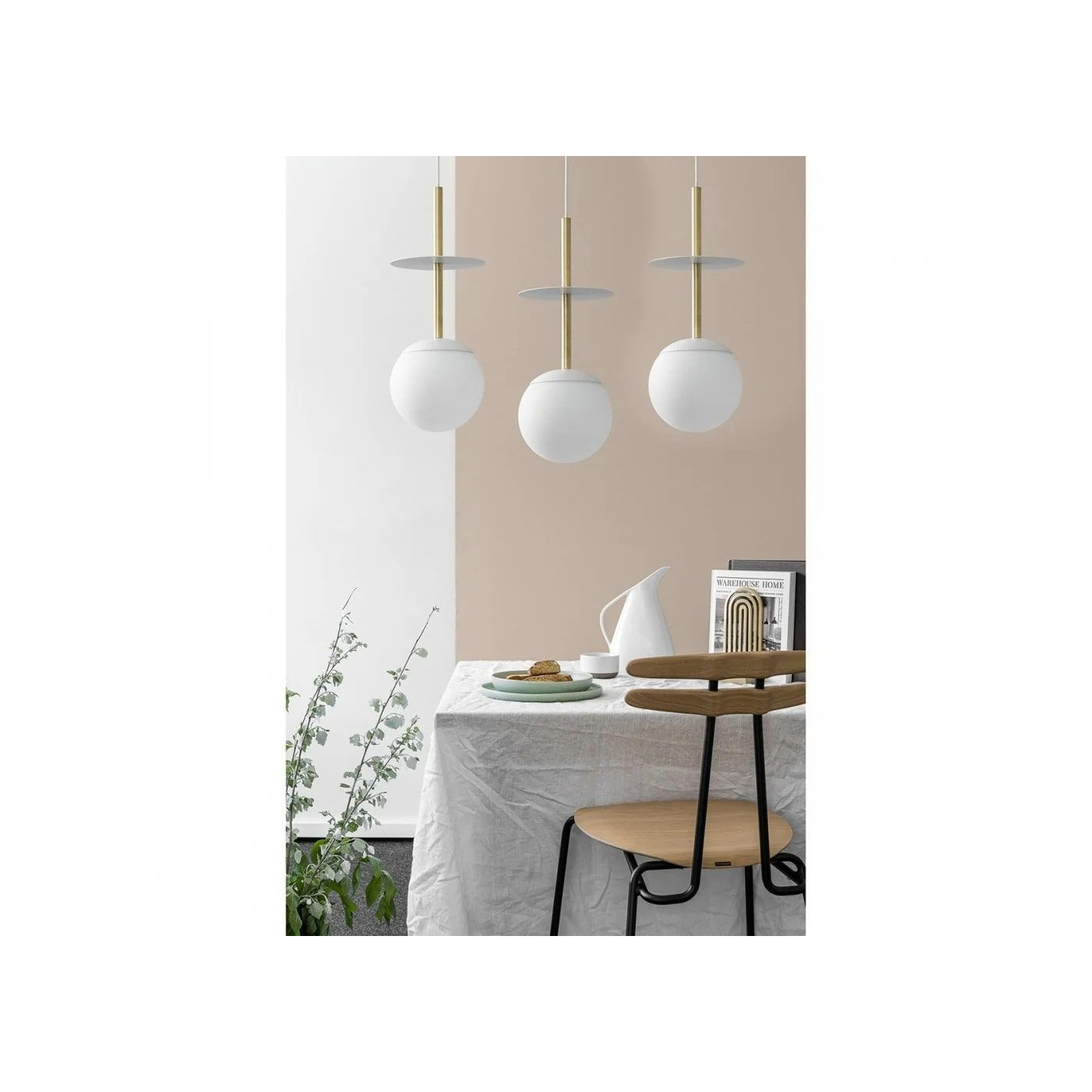 Lampa Wisząca Plaat A Złoto-Biały PLL331P0 Ummo Lampa Wisząca Plaat A Złoto-Biały PLL331P0 Ummo