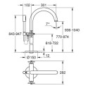 Bateria Wannowa Wolnostojąca Atrio Warm Sunset 25044DA3 Grohe Bateria Wannowa Wolnostojąca Atrio Warm Sunset 25044DA3 Grohe
