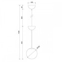 Lampa Wisząca Gladio Czarny GLA122P0 Ummo Lampa Wisząca Gladio Czarny GLA122P0 Ummo