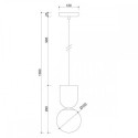 Lampa Wisząca Luoti Czarny LUA122PS0 Ummo Lampa Wisząca Luoti Czarny LUA122PS0 Ummo