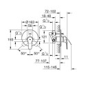 Bateria Wannowa Eurosmart 33305003 Grohe Bateria Wannowa Eurosmart 33305003 Grohe