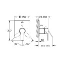 Bateria Wannowa Allure Hard Graphite 19315A01 Grohe Bateria Wannowa Allure Hard Graphite 19315A01 Grohe