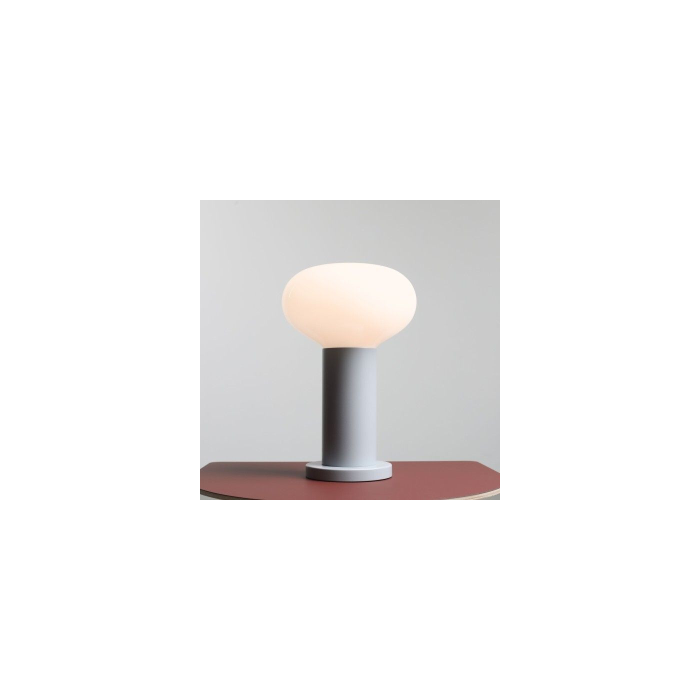 Mała Lampka Stołowa Flo Table Grey S 7000B22_S A Mała Lampka Stołowa Flo Table Grey S 7000B22_S A