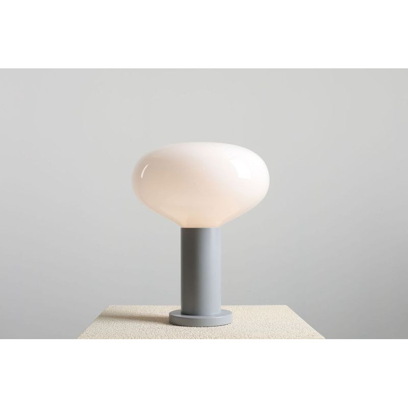 Mała Lampka Stołowa Flo Table Grey M 7000B22_M Aldex Mała Lampka Stołowa Flo Table Grey M 7000B22_M Aldex