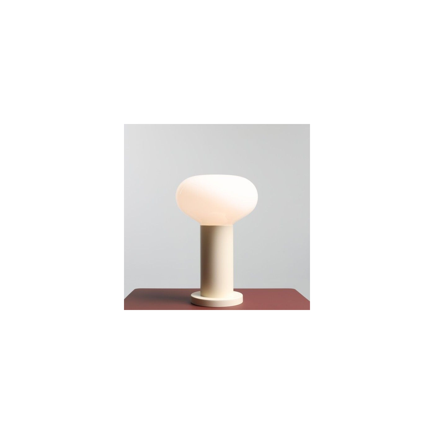 Mała Lampka Stołowa Flo Table Cream S 7000B9_S Aldex Mała Lampka Stołowa Flo Table Cream S 7000B9_S Aldex