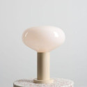 Mała Lampka Stołowa Flo Table Cream M 7000B9_M Aldex Mała Lampka Stołowa Flo Table Cream M 7000B9_M Aldex