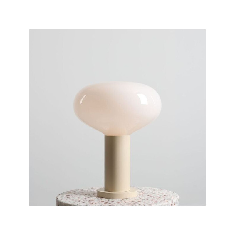 Mała Lampka Stołowa Flo Table Cream M 7000B9_M Aldex Mała Lampka Stołowa Flo Table Cream M 7000B9_M Aldex