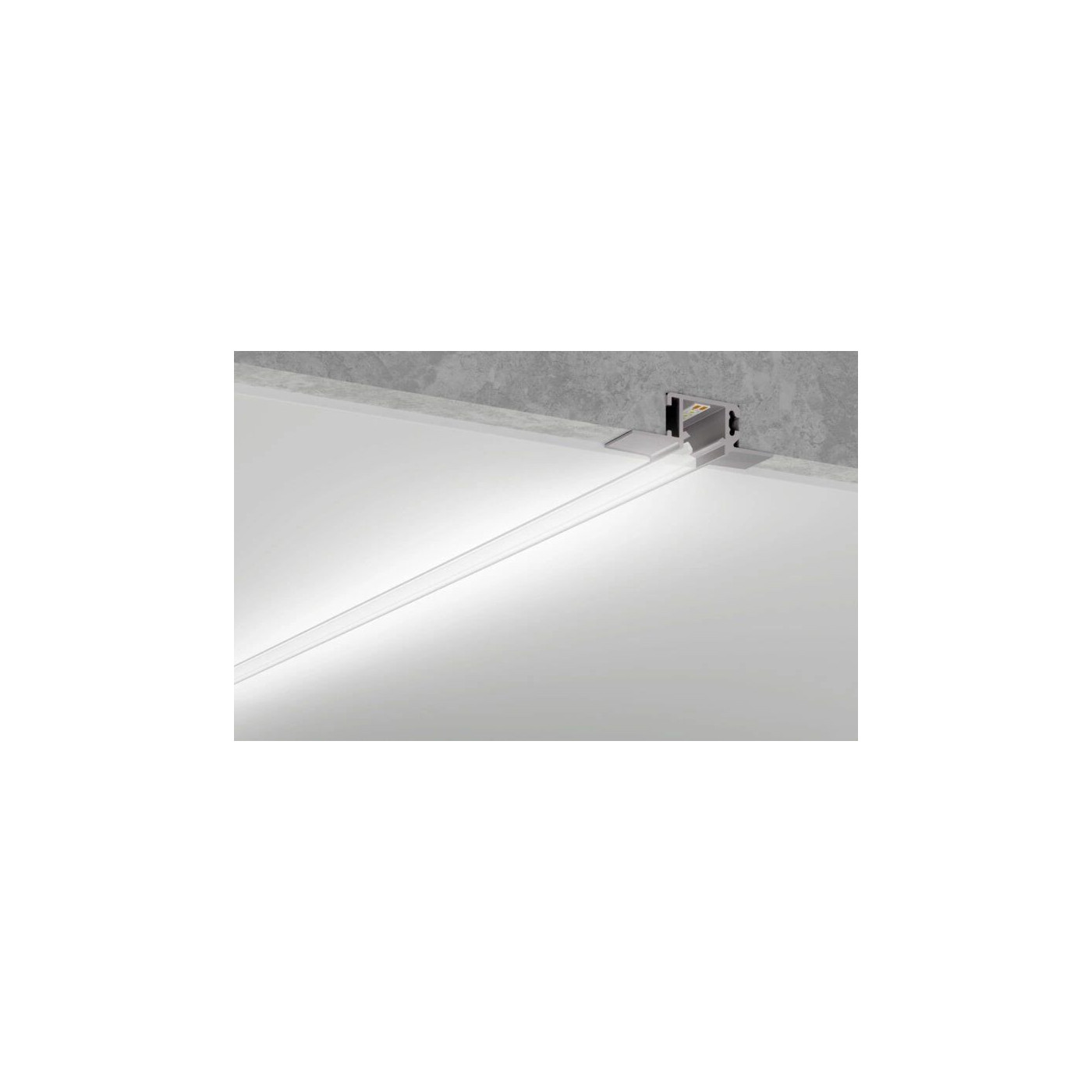 Profil Aluminiowy Architektoniczny MONO Wpuszczany do Zatynkowania 2mb Kingled Profil Aluminiowy Architektoniczny MONO Wpuszczany do Zatynkowania 2mb Kingled