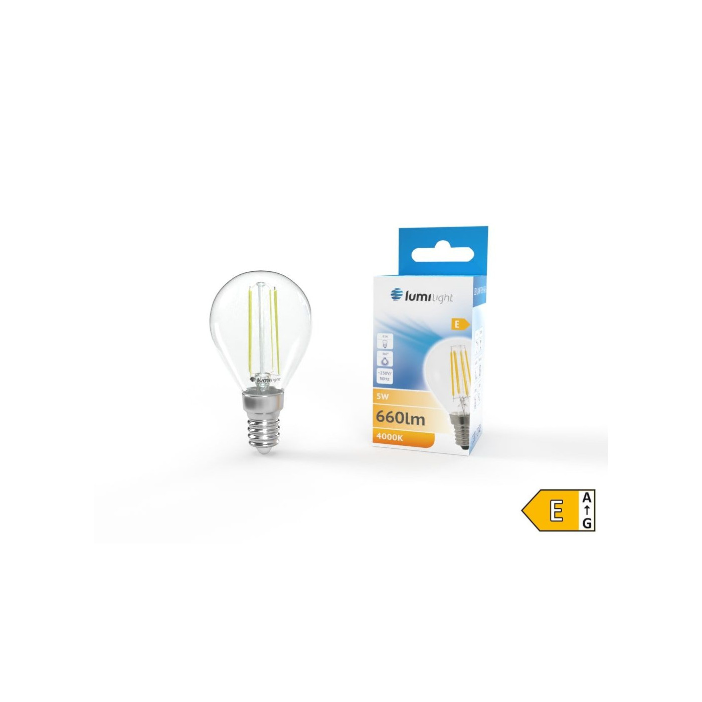 Żarówka LED FLM G45 E14 5W Ciepła LL5788 Lumilight Żarówka LED FLM G45 E14 5W Ciepła LL5788 Lumilight