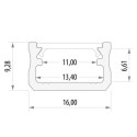 Profil Aluminiowy Typ A Nawierzchniowy 2mb Kingled Profil Aluminiowy Typ A Nawierzchniowy 2mb Kingled