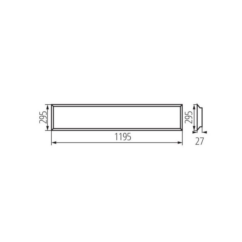 Panel LED Podtynkowy Blingo U34W 4080 120N 37175 Kanlux Panel LED Podtynkowy Blingo U34W 4080 120N 37175 Kanlux