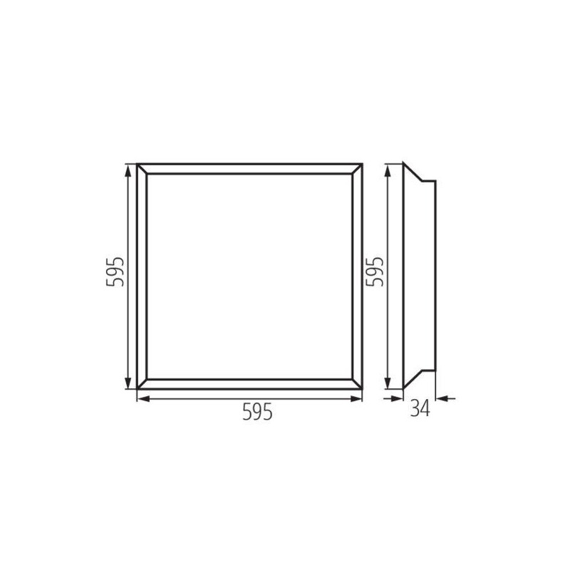 Panel LED Podtynkowy Blingo IPRN38W 6060NW 33174 Kanlux Panel LED Podtynkowy Blingo IPRN38W 6060NW 33174 Kanlux