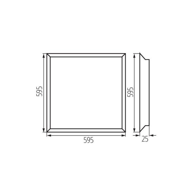 Panel LED Podtynkowy Blingo 24W 432060NW 37178 Kanlux Panel LED Podtynkowy Blingo 24W 432060NW 37178 Kanlux