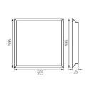 Panel LED Podtynkowy Blingo U34W 4080 60NW 37173 Kanlux Panel LED Podtynkowy Blingo U34W 4080 60NW 37173 Kanlux