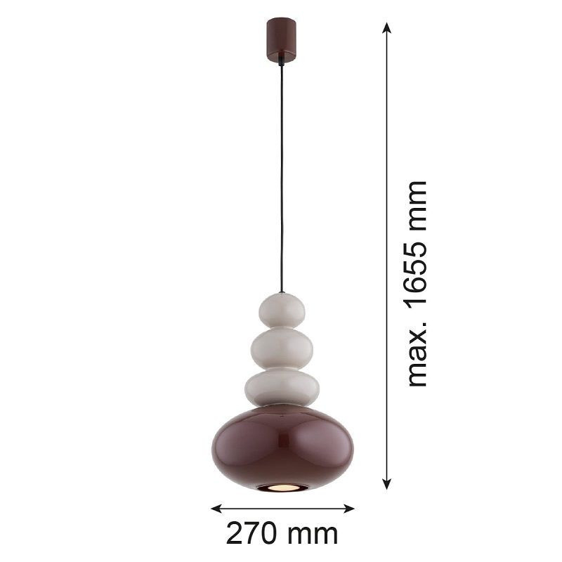 Lampa Wisząca Diego Kaszmir-Terakota 8820 Argon Lampa Wisząca Diego Kaszmir-Terakota 8820 Argon