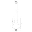 Lampa Wisząca Diego Kaszmir-Terakota 8820 Argon Lampa Wisząca Diego Kaszmir-Terakota 8820 Argon