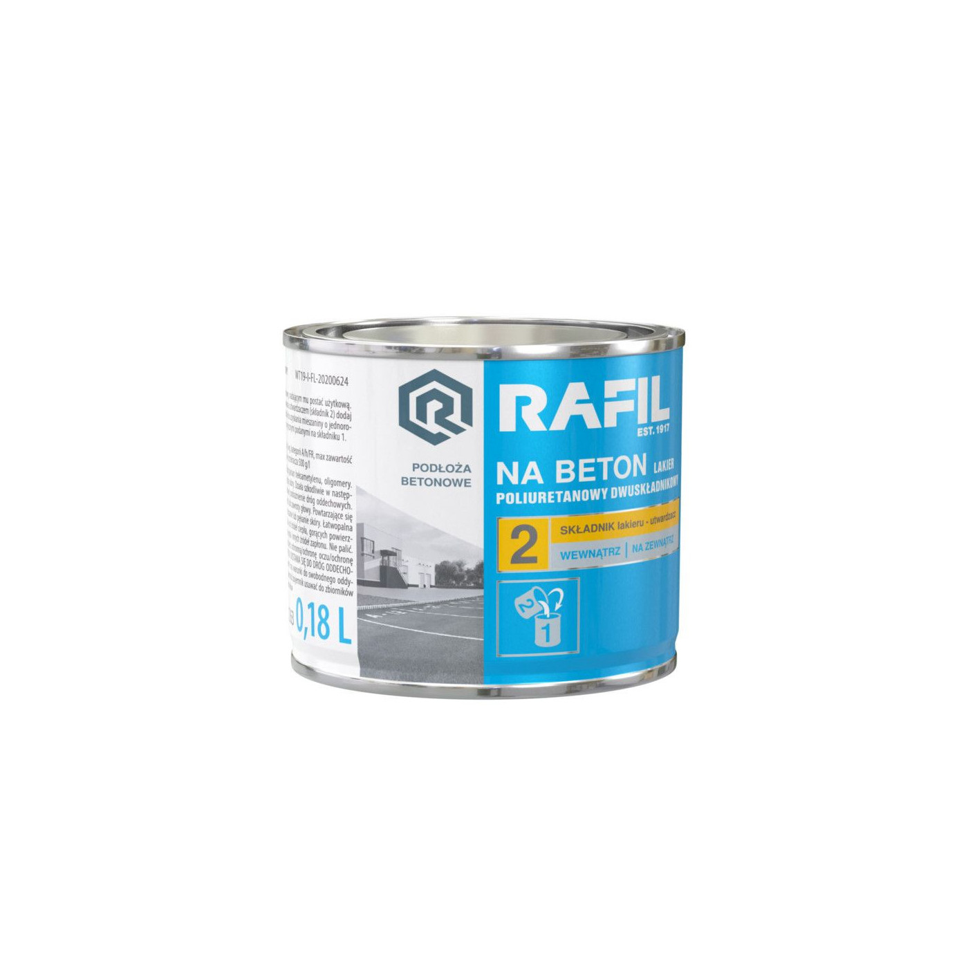 Utwardzacz Do Lakieru Poliuretanowego 0,18L Bezbarwny Rafil Utwardzacz Do Lakieru Poliuretanowego 0,18L Bezbarwny Rafil