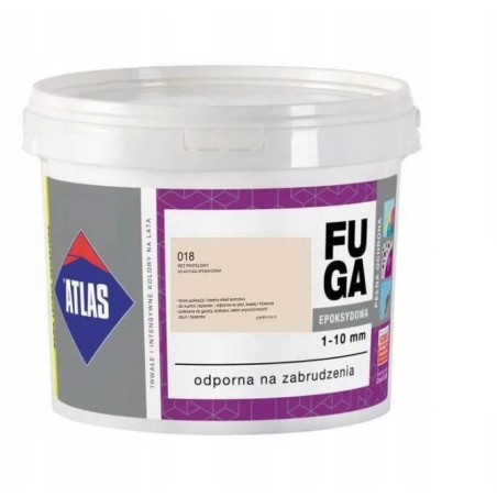Fuga Epoksydowa Beżowa Pastelowa 5 Kg 018 Atlas