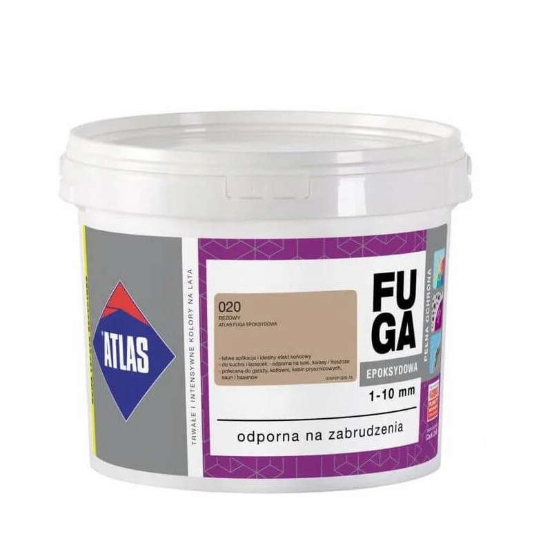 Fuga Epoksydowa 2kg Beżowy 020 Atlas Fuga Epoksydowa 2kg Beżowy 020 Atlas