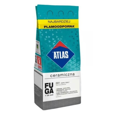 Fuga Ceramiczna 2 Kg 201 Ciepły Biały Atlas