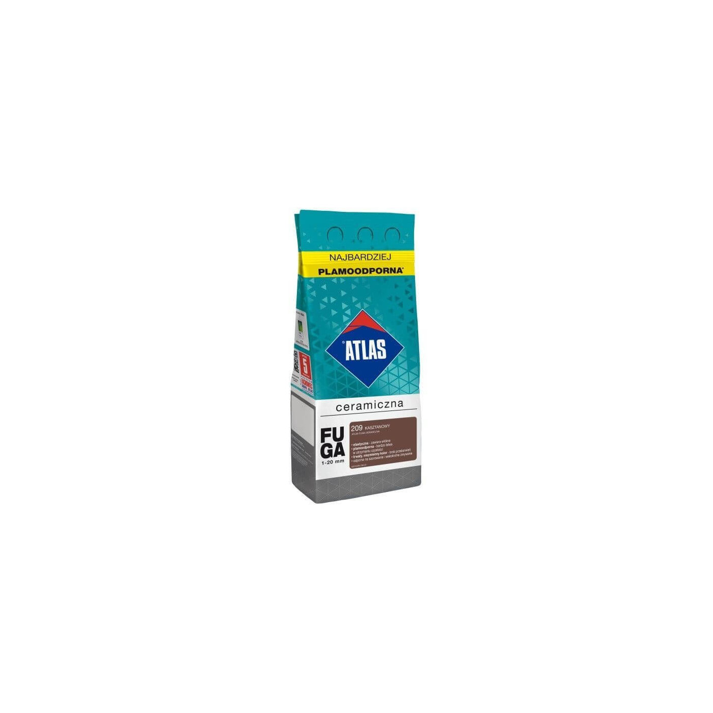 Fuga Ceramiczna 5 Kg 209 Kasztanowy Atlas Fuga Ceramiczna 5 Kg 209 Kasztanowy Atlas