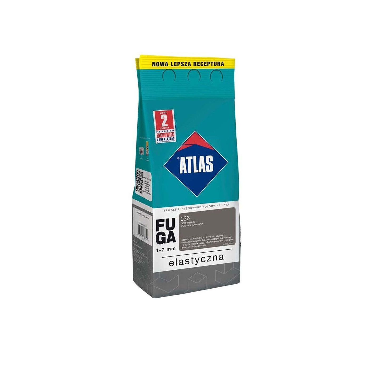 Fuga Elastyczna 2 Kg Ciemnoszary 036 Atlas Fuga Elastyczna 2 Kg Ciemnoszary 036 Atlas