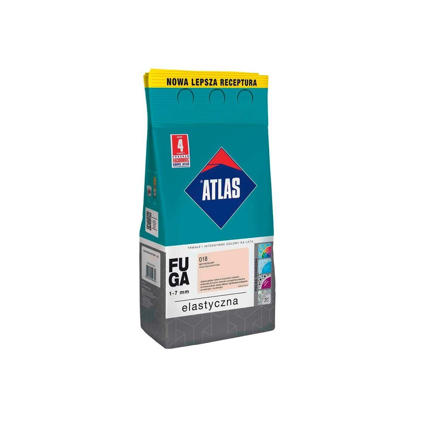 Fuga Elastyczna 5 Kg Beż Pastelowy 018 Atlas Fuga Elastyczna 5 Kg Beż Pastelowy 018 Atlas