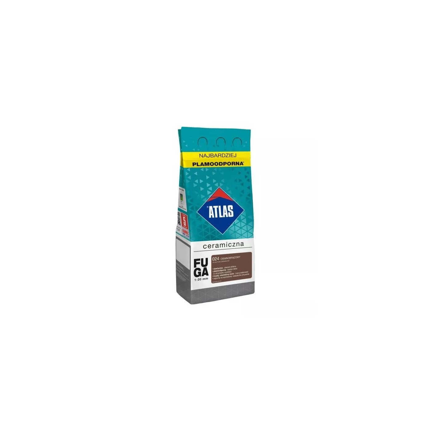 Fuga Ceramiczna 2 Kg 024 Ciemnobrązowy Atlas Fuga Ceramiczna 2 Kg 024 Ciemnobrązowy Atlas