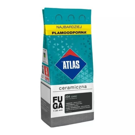 Fuga Ceramiczna 2 Kg 204 Czarny Atlas