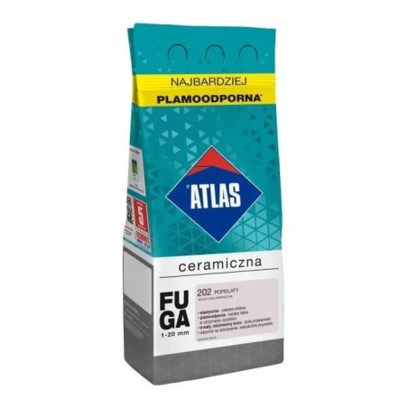 Fuga Ceramiczna 2 Kg 202 Popielaty Atlas