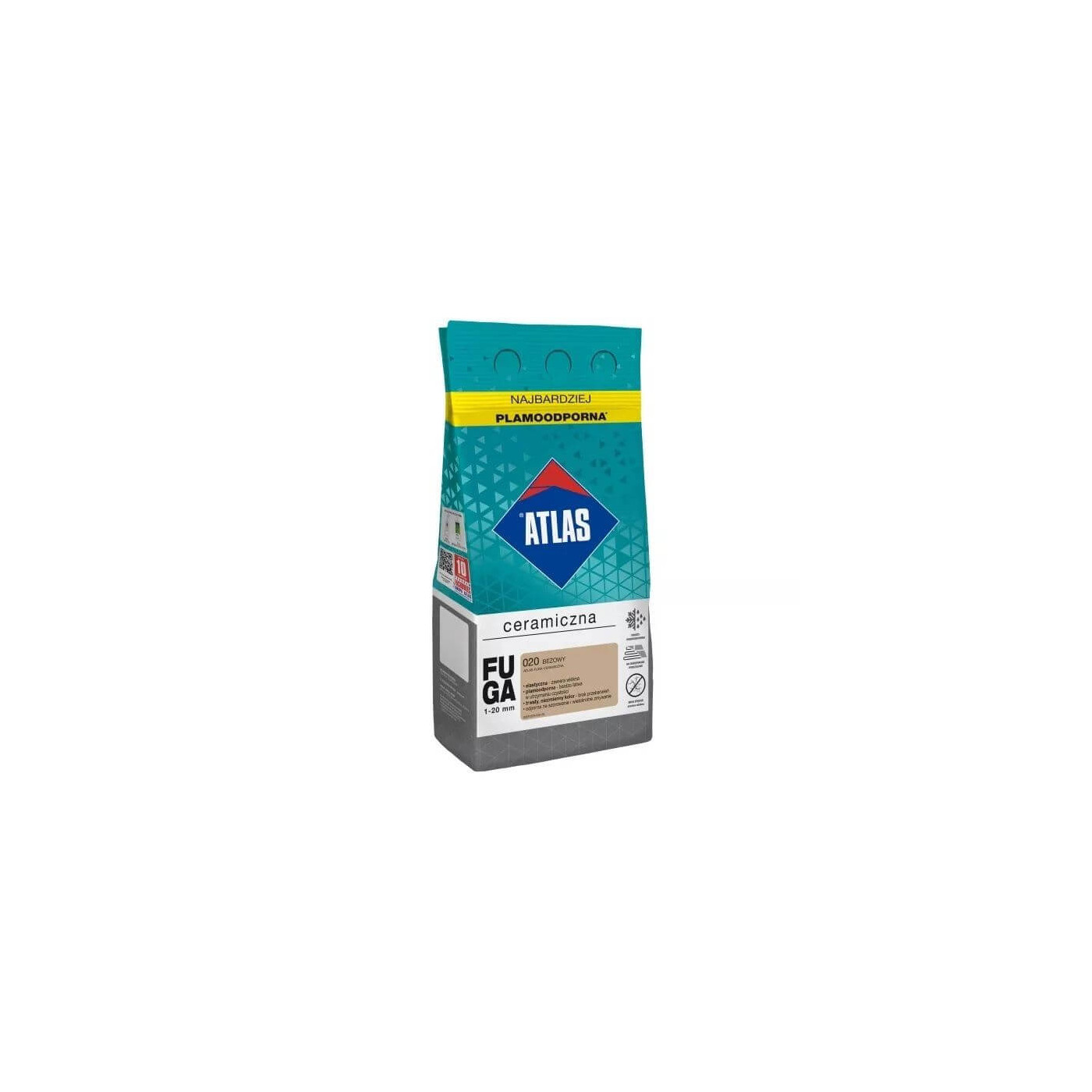 Fuga Ceramiczna 5 Kg 020 Beżowy Atlas Fuga Ceramiczna 5 Kg 020 Beżowy Atlas