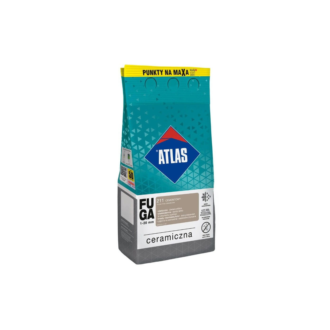 Fuga Ceramiczna 5 Kg 211 Cementowy Atlas Fuga Ceramiczna 5 Kg 211 Cementowy Atlas