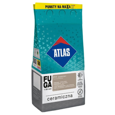Fuga Ceramiczna 5 Kg 211 Cementowy Atlas