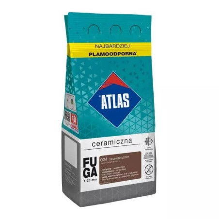 Fuga Ceramiczna 5 Kg 024 Ciemnobrązowy Atlas