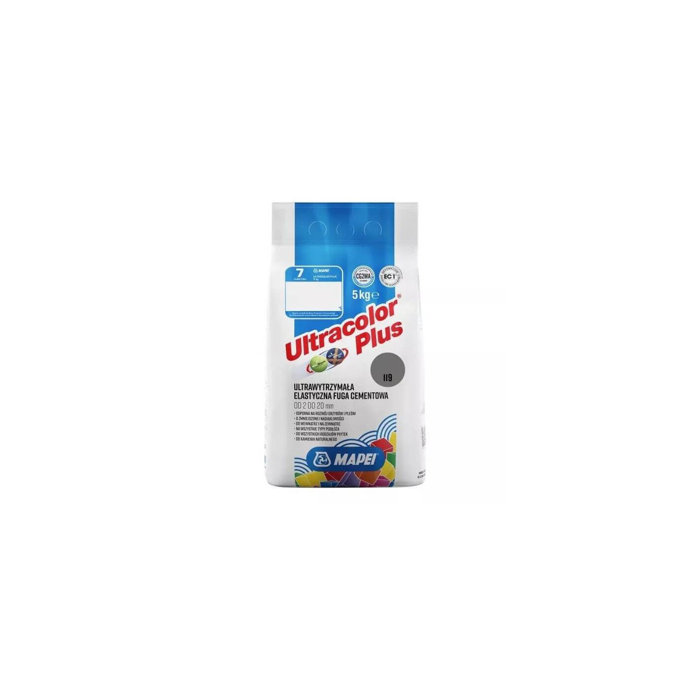 Fuga Elastyczna Ultracolor Plus 119 Londyński Szary 5 kg Mapei Fuga Elastyczna Ultracolor Plus 119 Londyński Szary 5 kg Mapei