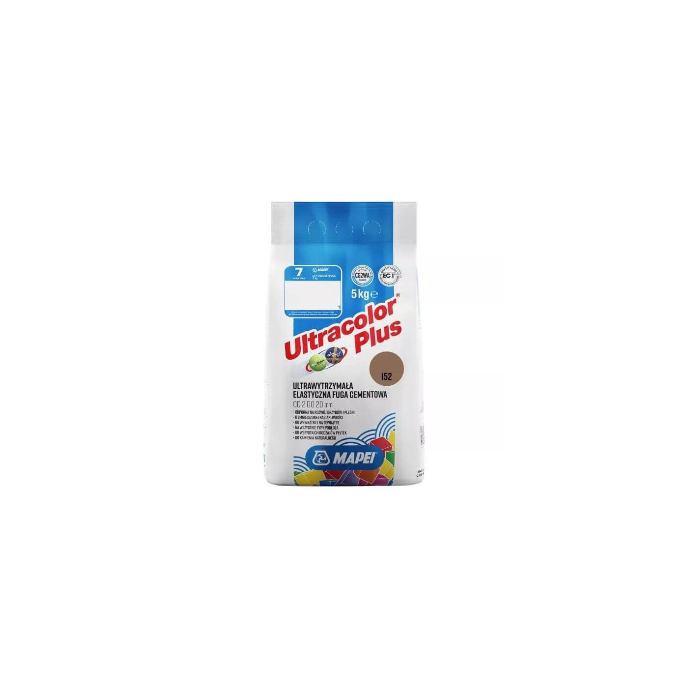 Fuga Elastyczna Ultracolor Plus 152 Lukrecja 5 kg Mapei Fuga Elastyczna Ultracolor Plus 152 Lukrecja 5 kg Mapei