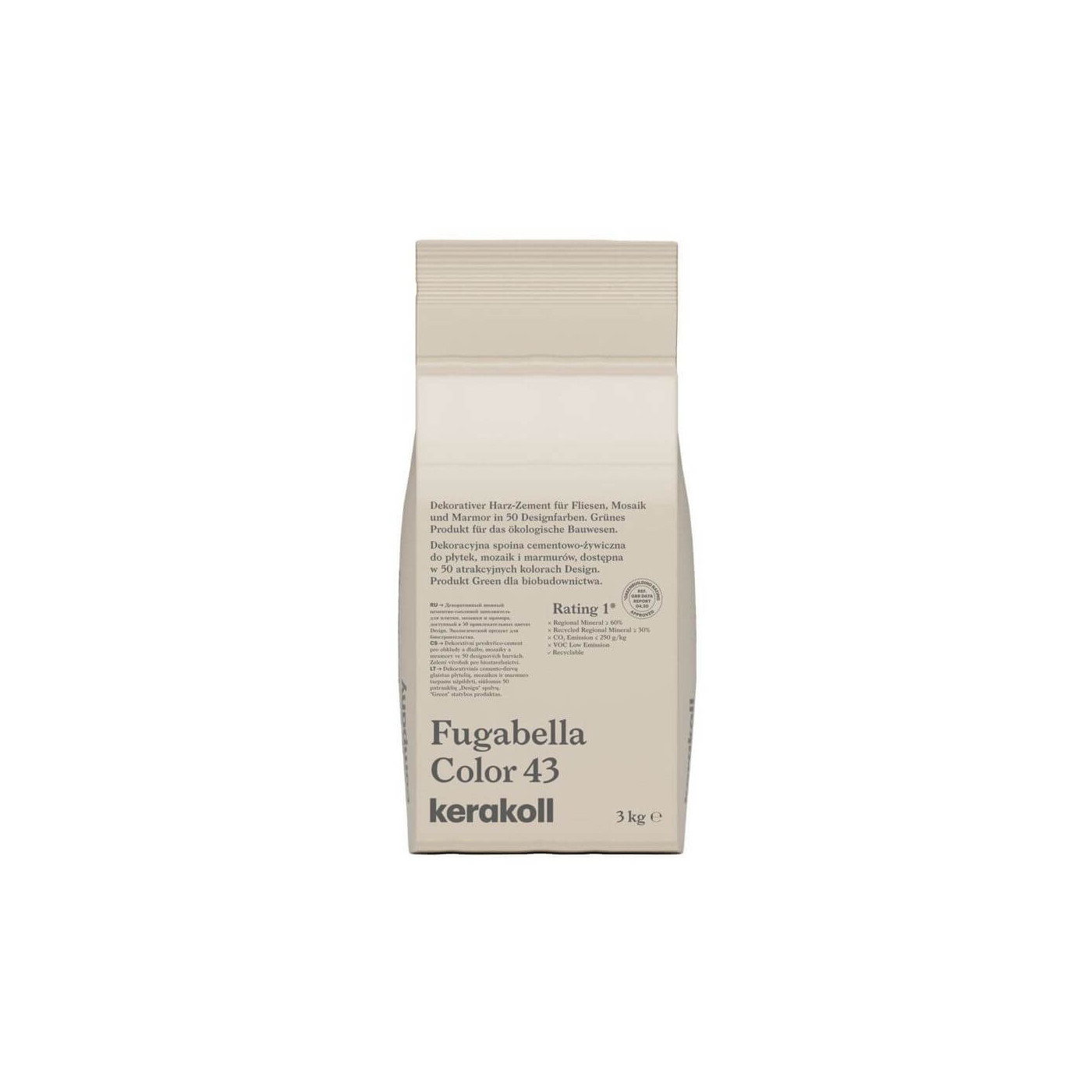 Fuga Cementowa Fugabella 43 3Kg Kerakoll Fuga Cementowa Fugabella 43 3Kg Kerakoll