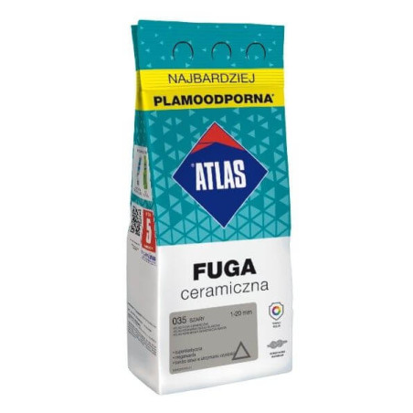 Fuga Ceramiczna 5 Kg Ciepły Biały Atlas