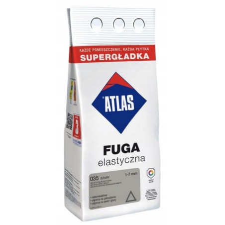 Fuga Elastyczna 3 Kg Szary 035 Atlas