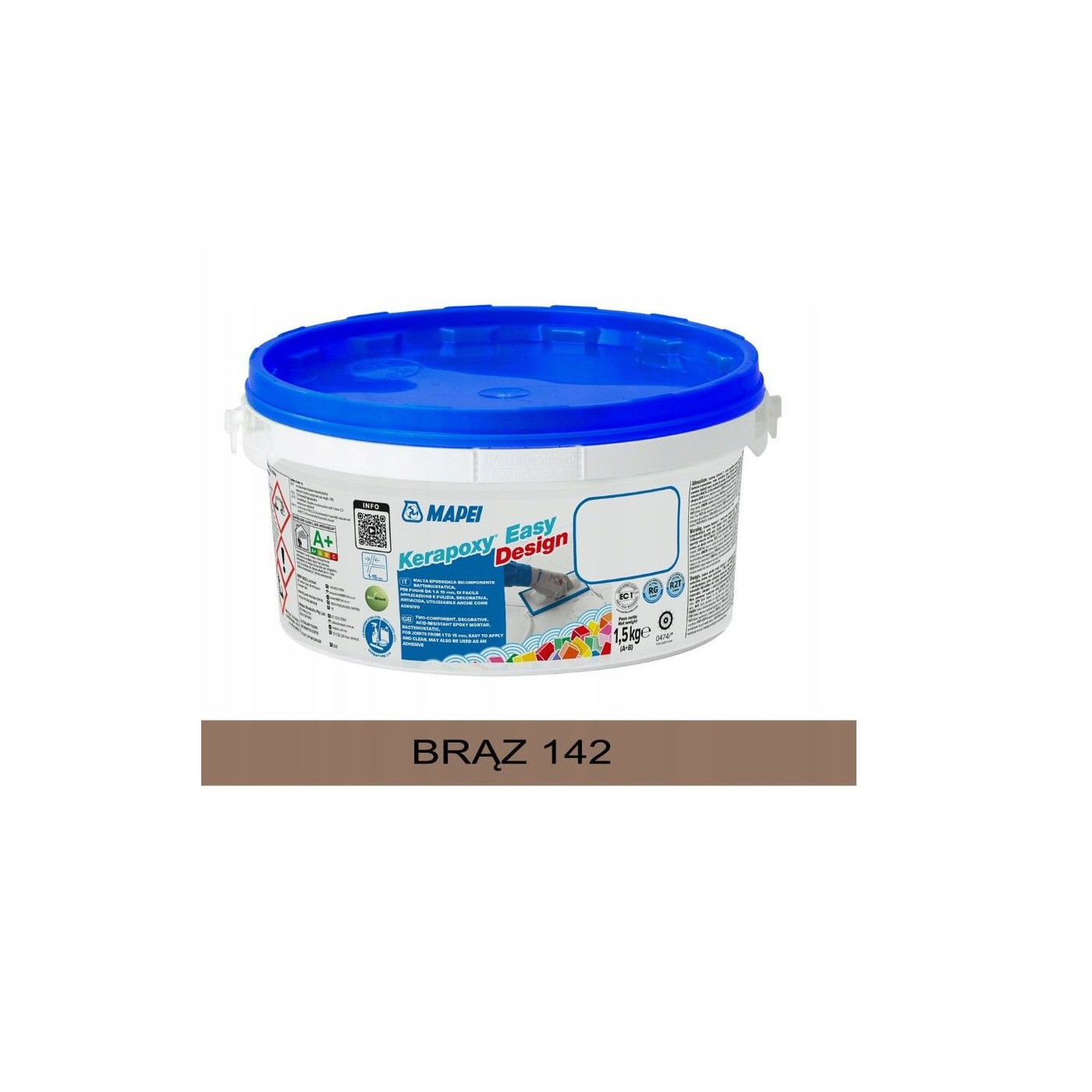 Fuga Kerapoxy ED Brązowy 142 1,5 kg Mapei Fuga Kerapoxy ED Brązowy 142 1,5 kg Mapei