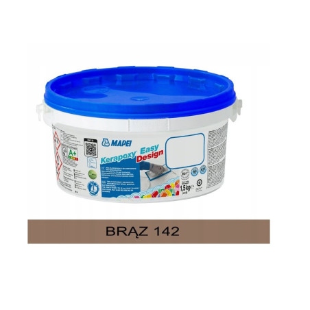 Fuga Kerapoxy ED Brązowy 142 1,5 kg Mapei
