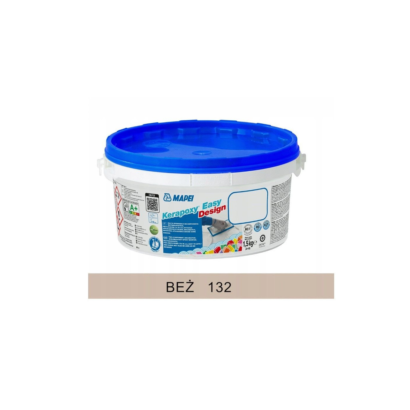 Fuga Kerapoxy ED Beżowy 132 1,5 kg Mapei Fuga Kerapoxy ED Beżowy 132 1,5 kg Mapei