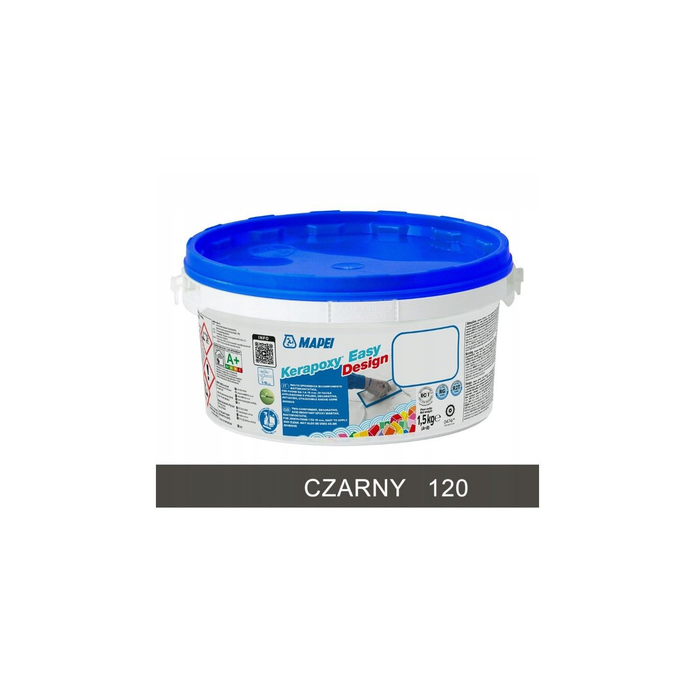 Fuga Kerapoxy ED Czarny 120 1,5 kg Mapei Fuga Kerapoxy ED Czarny 120 1,5 kg Mapei