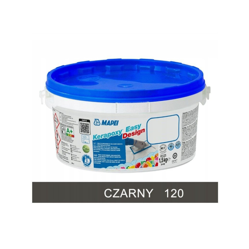 Fuga Kerapoxy ED Czarny 120 1,5 kg Mapei Fuga Kerapoxy ED Czarny 120 1,5 kg Mapei