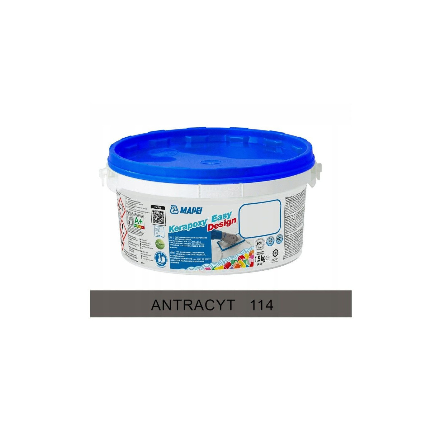 Fuga Kerapoxy ED Antracyt 114 1,5 kg Mapei Fuga Kerapoxy ED Antracyt 114 1,5 kg Mapei