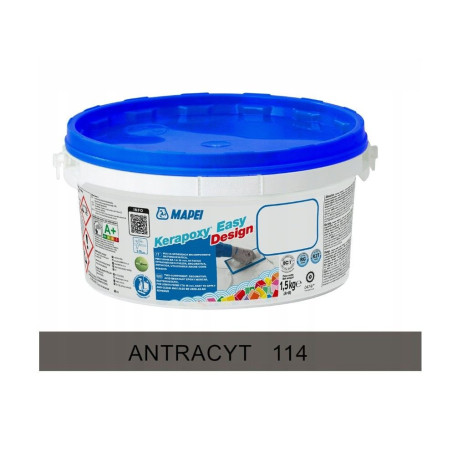 Fuga Kerapoxy ED Antracyt 114 1,5 kg Mapei