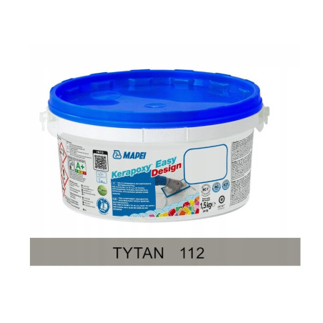 Fuga Kerapoxy ED Tytanowy 112 1,5 kg Mapei