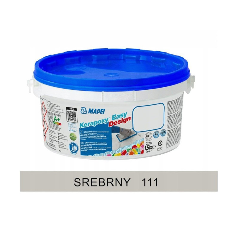 Fuga Kerapoxy ED Srebro 111 1,5 kg Mapei Fuga Kerapoxy ED Srebro 111 1,5 kg Mapei