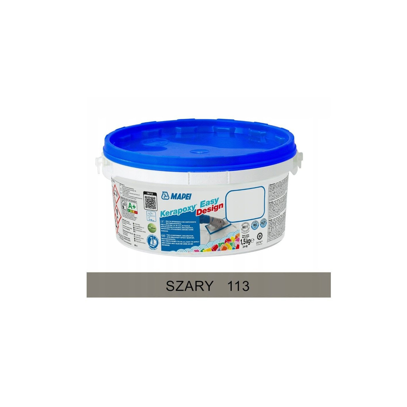 Fug Kerapoxy ED Szary 113 1,5 kg Mapei Fug Kerapoxy ED Szary 113 1,5 kg Mapei