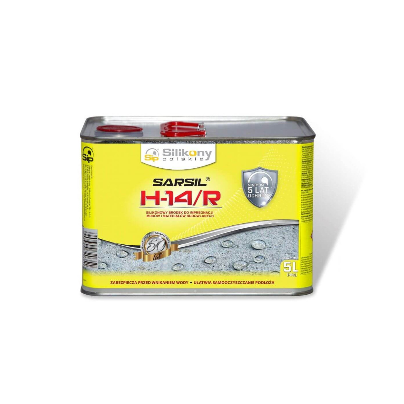 Impregnat Silikonowy Sarsil H-14/R 5L Sip Impregnat Silikonowy Sarsil H-14/R 5L Sip